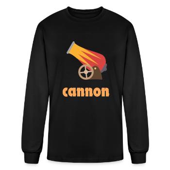 Boom! Cannon Fire - Men's Long Sleeve T-Shirt - black - Front