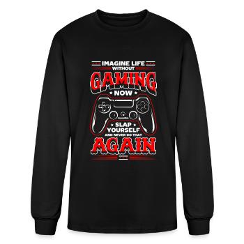 E-Sports Online Games - Men's Long Sleeve T-Shirt - black - Front