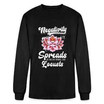 Meditation Buddhism Buddha Enlightenment - Men's Long Sleeve T-Shirt - black - Front