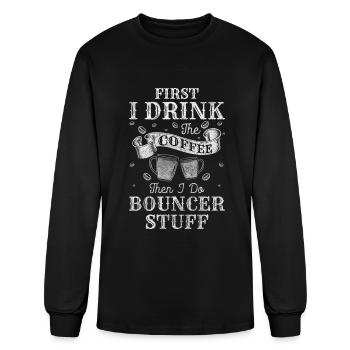 Bouncer Security Admission Team - Men's Long Sleeve T-Shirt - black - Front