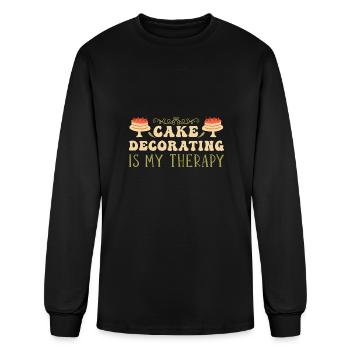Cake Decorator - Men's Long Sleeve T-Shirt - black - Front