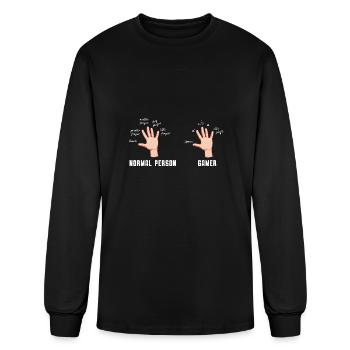 Gamer Hands - Gaming Love - Men's Long Sleeve T-Shirt - black - Front