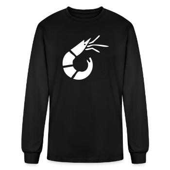 Shrimp - Men's Long Sleeve T-Shirt - black - Front