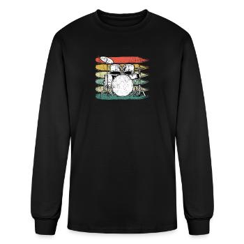 Drumming Drummer Drums - Men's Long Sleeve T-Shirt - black - Front