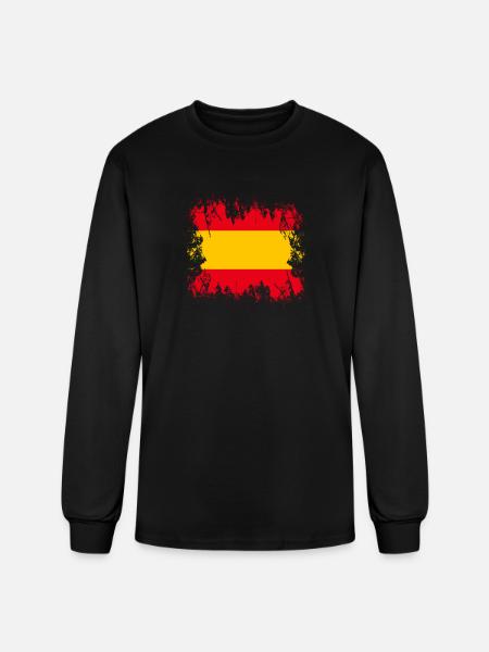 Espana Spain - Men's Long Sleeve T-Shirt - black