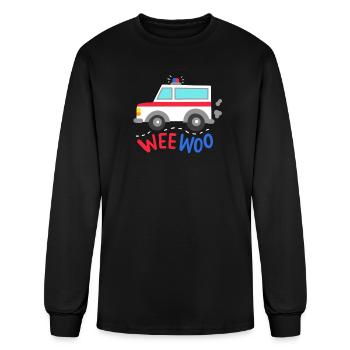Ambulance Paramedic EMS EMT - Men's Long Sleeve T-Shirt - black - Front