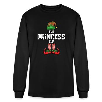 Christmas Elf Princess Elf - Men's Long Sleeve T-Shirt - black - Front