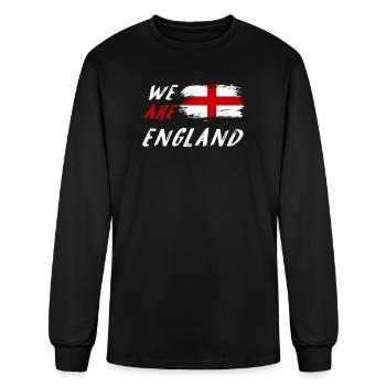 We are England Flag Design - Men's Long Sleeve T-Shirt - black - Front