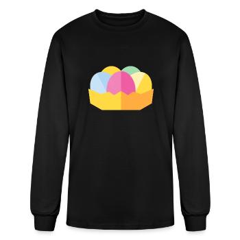 Easter Eggs - Men's Long Sleeve T-Shirt - black - Front