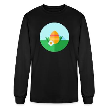 Easter Egg - Men's Long Sleeve T-Shirt - black - Front