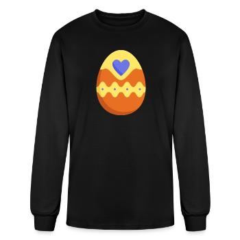 Colorful Easter Egg - Men's Long Sleeve T-Shirt - black - Front