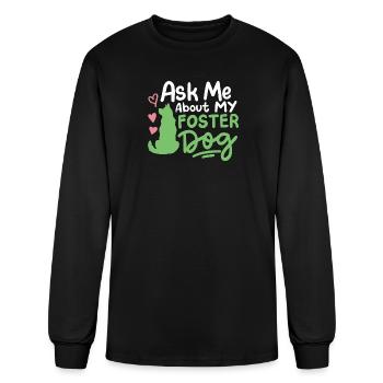 Foster Dog Foster Home - Men's Long Sleeve T-Shirt - black - Front