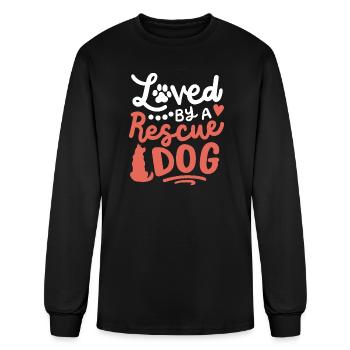 Foster Dog Foster Parents - Men's Long Sleeve T-Shirt - black - Front