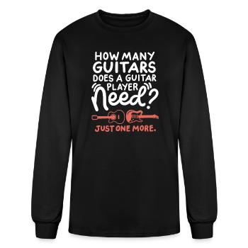 Guitars Guitar player Guitarist - Men's Long Sleeve T-Shirt - black - Front