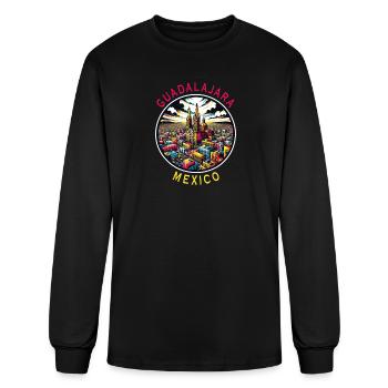Guadalajara Mexico City Design - Men's Long Sleeve T-Shirt - black - Front