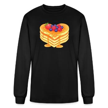 Sweet Berry Pancake Stack - Men's Long Sleeve T-Shirt - black - Front