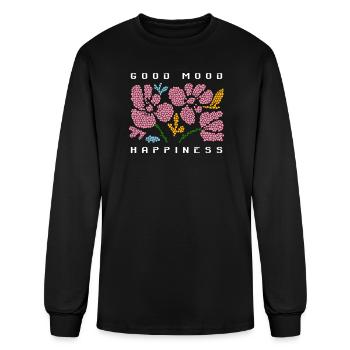 Good Mood - Men's Long Sleeve T-Shirt - black - Front