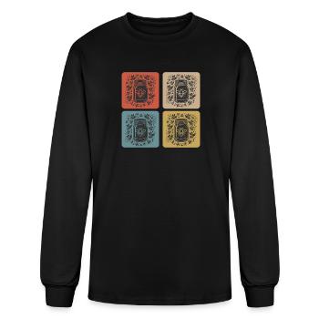 Vintage Honey - Men's Long Sleeve T-Shirt - black - Front