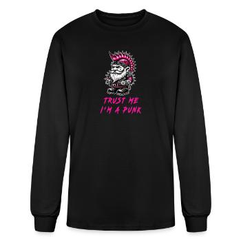 Trust Me, I Am A Punk / Garden Gauge - Men's Long Sleeve T-Shirt - black - Front