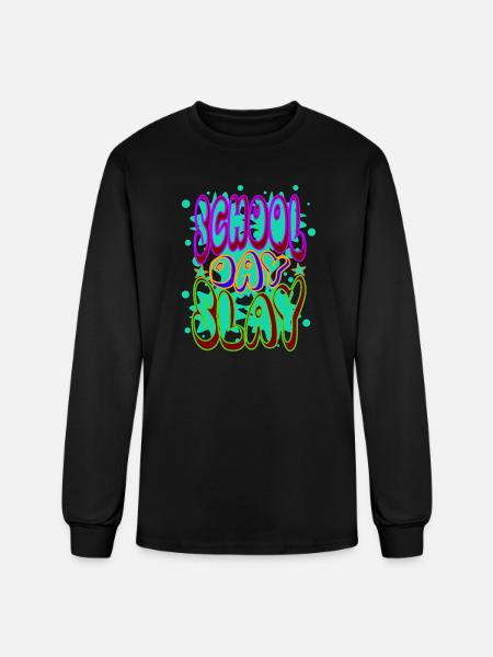 School Day Slay - Men's Long Sleeve T-Shirt - black