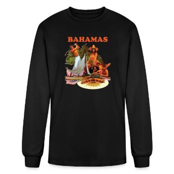 Bahamas, Collage - Men's Long Sleeve T-Shirt - black - Front