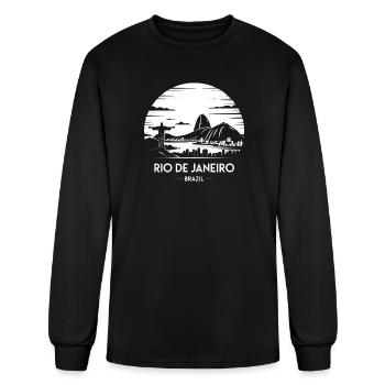 Rio De Janeiro City Brazil - Men's Long Sleeve T-Shirt - black - Front