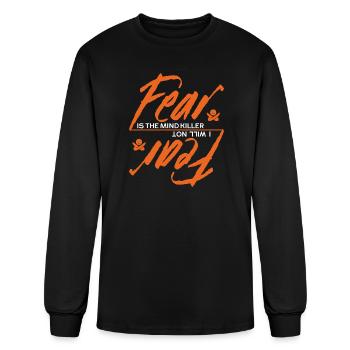 Fear is the Mind Killer T-Shirt - Men's Long Sleeve T-Shirt - black - Front