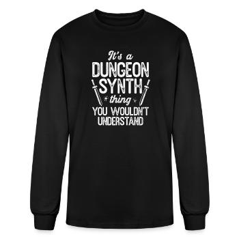 Dungeon Synth You Wouldn't Understand - Men's Long Sleeve T-Shirt - black - Front