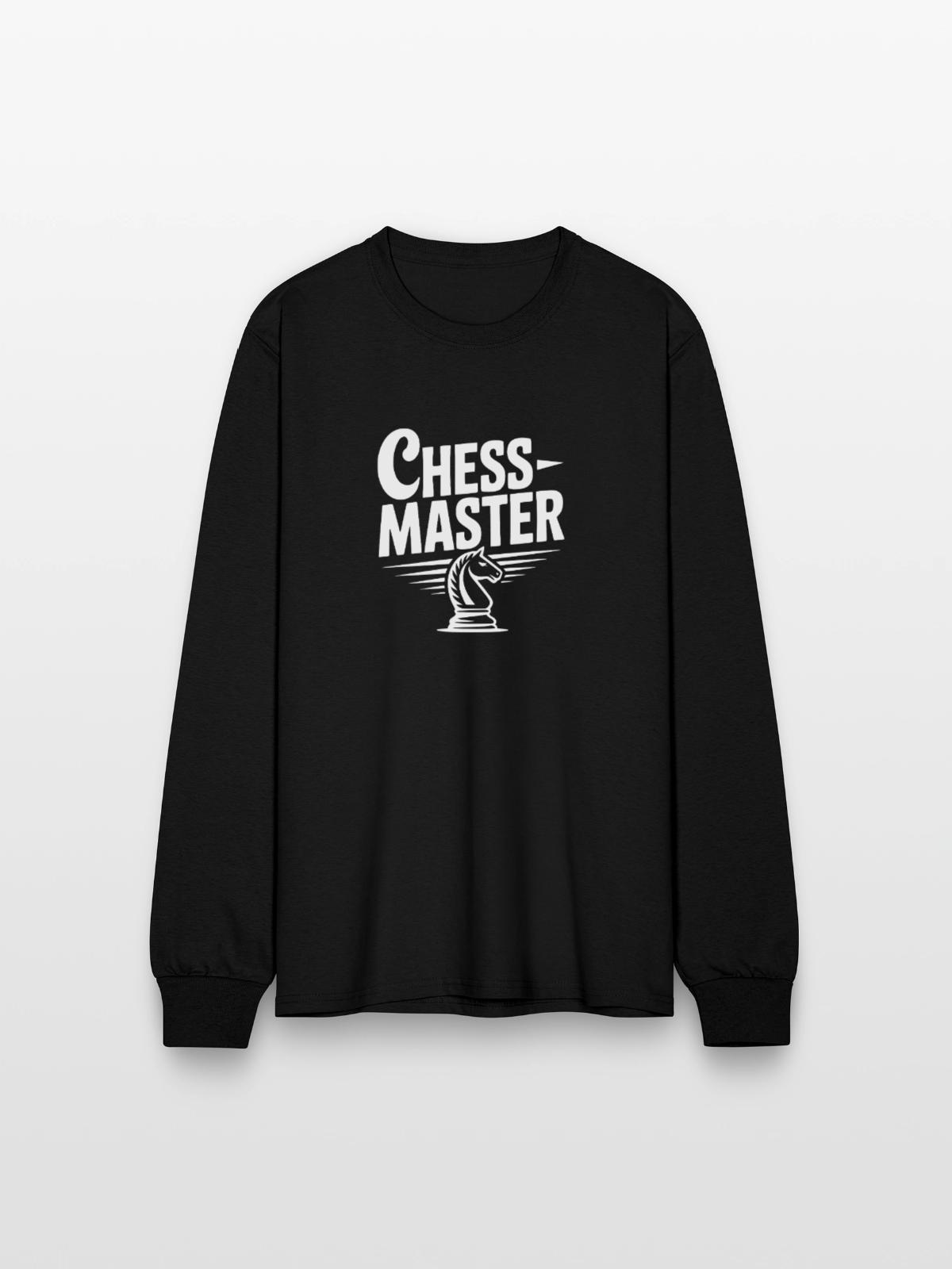 Chess Master Knight - Men's Long Sleeve T-Shirt - black - Front