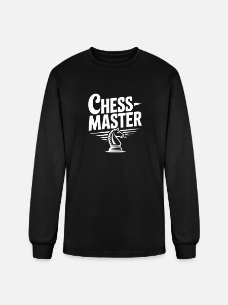 Chess Master Knight - Men's Long Sleeve T-Shirt - black