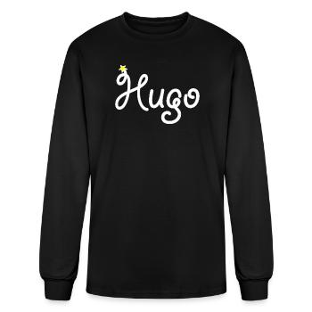Hugo - Men's Long Sleeve T-Shirt - black - Front