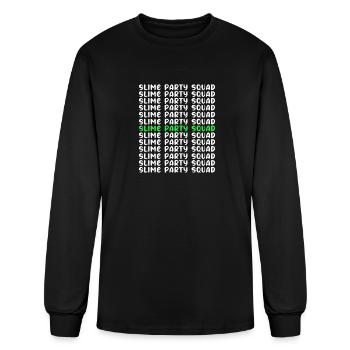 Slime Party Slimy Birthday - Men's Long Sleeve T-Shirt - black - Front