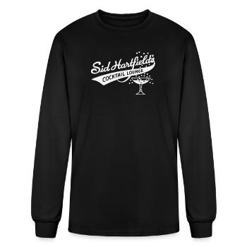 Sid Harfields Cocktail Lounge - Men's Long Sleeve T-Shirt - black - Front