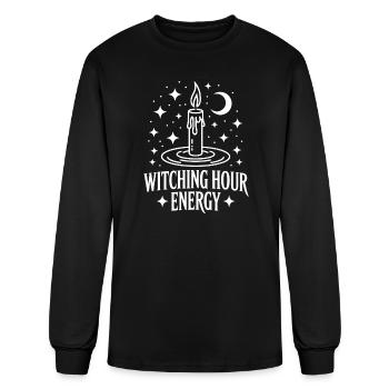 Witching Hour Energy Candle - Men's Long Sleeve T-Shirt - black - Front