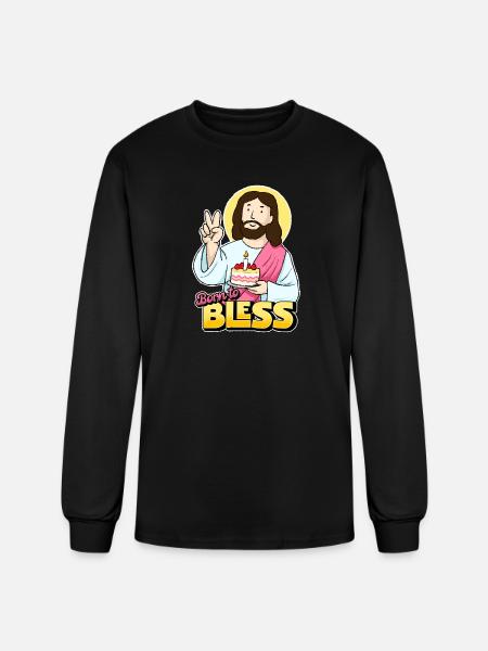 Born to Bless - Men's Long Sleeve T-Shirt - black