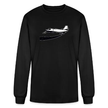 Cosmic Jet Trail - Men's Long Sleeve T-Shirt - black - Front