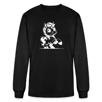 Little Cuddly Baby Unicorn Looking Charming - Men's Long Sleeve T-Shirt - black - Front