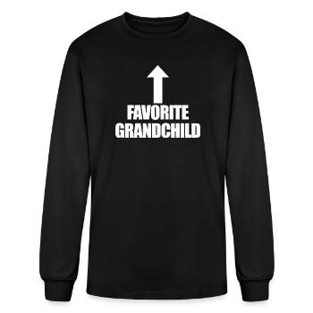 Favorite Grandchild - Men's Long Sleeve T-Shirt - black - Front
