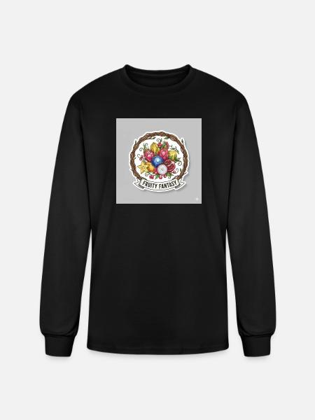 Fruity Fantasy Fruit Medley - Men's Long Sleeve T-Shirt - black