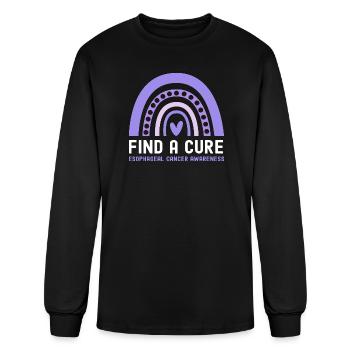 Esophageal Cancer Awareness - Men's Long Sleeve T-Shirt - black - Front