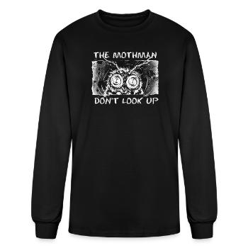 The Mothman - Hypnotic Grunge Cryptid - Men's Long Sleeve T-Shirt - black - Front