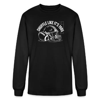Retro 1985 Football Shuffle - Men's Long Sleeve T-Shirt - black - Front
