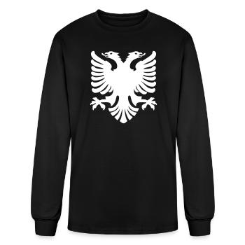 Shqipe Albanian Symbol Double Griffin - Men's Long Sleeve T-Shirt - black - Front