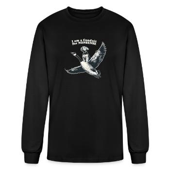 Conduit For Nonsense Terrier - Men's Long Sleeve T-Shirt - black - Front