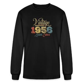 1956 vintage - Men's Long Sleeve T-Shirt - black - Front