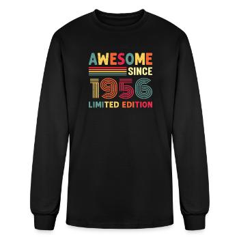 1956 vintage - Men's Long Sleeve T-Shirt - black - Front