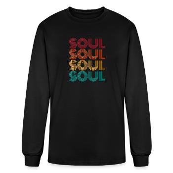 Soul - Men's Long Sleeve T-Shirt - black - Front