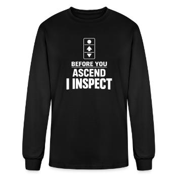 Elevator Inspector Certified Elevator Inspector - Men's Long Sleeve T-Shirt - black - Front