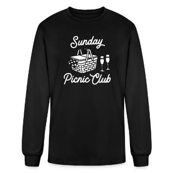 Sunday Picnic Club - Men's Long Sleeve T-Shirt - black - Front