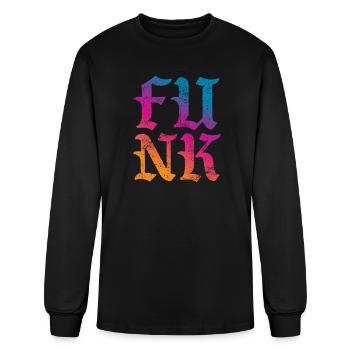 Funk Music Vintage - Men's Long Sleeve T-Shirt - black - Front